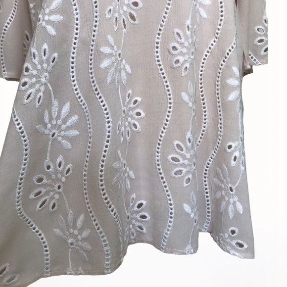 Lulus Floral Embroidered Women’s Blouson-Top - S - Picture 7 of 16